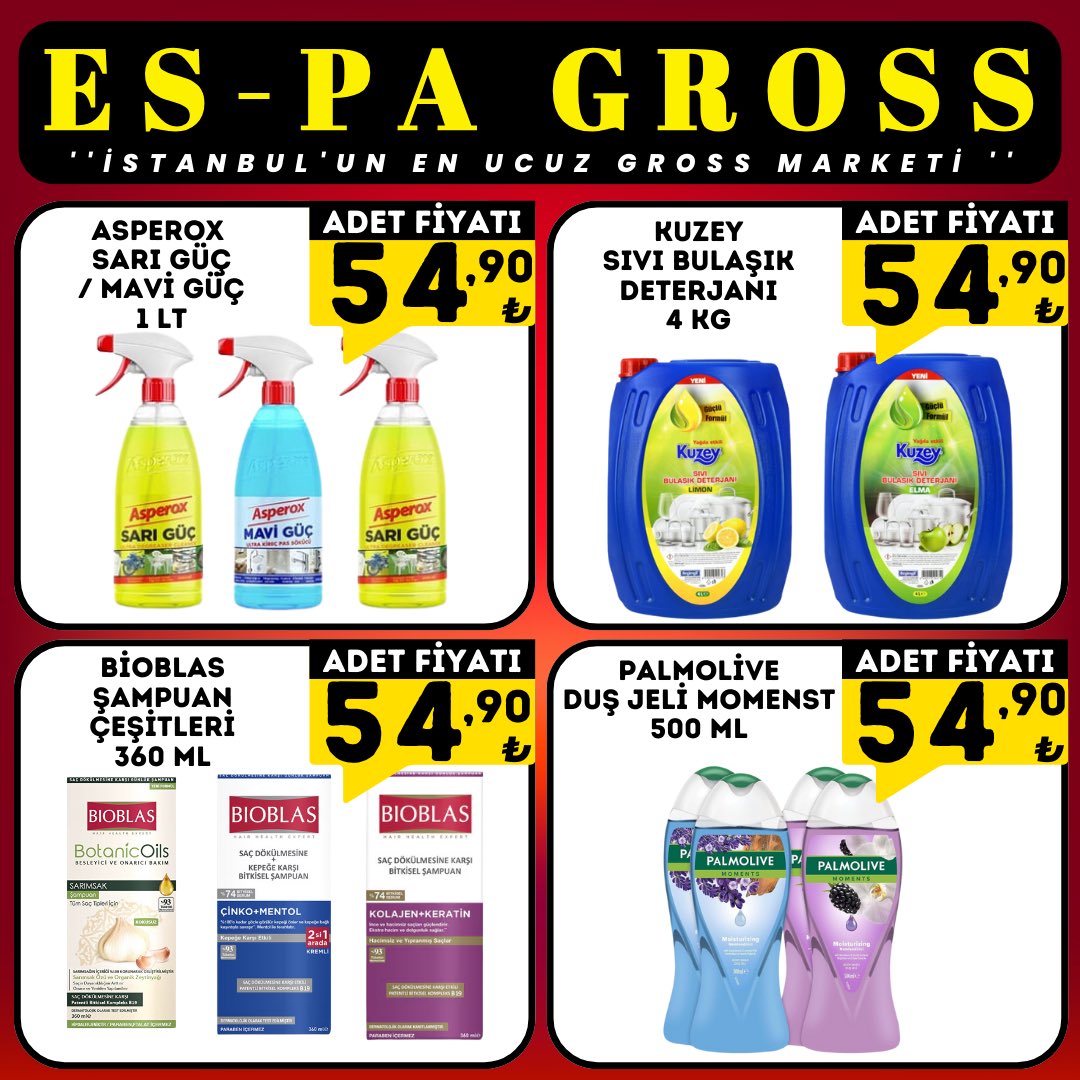 espagross's tweet photo. İSTANBUL’UN EN UCUZ GROSS MARKETİ @espagross varsa her zaman indirim var .
Binlerce üründeki şahane indirimleri kaçırmamak için mağazalarımıza uğramayı unutmayın. 
7 -11 AĞUSTOS TARİHLERİNDE TÜM ŞUBELERİMİZDE GEÇERLİDİR . 
#indirim #i̇stanbul #espagross #beylikdüzü #esenyurt https://t.co/Nl4mZ5Q0GT