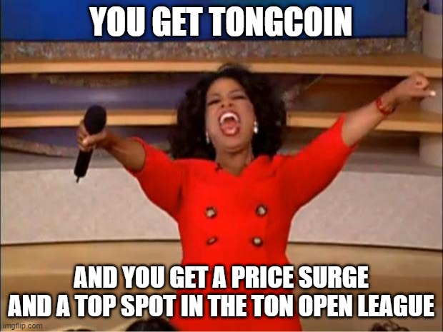 📊 #TONG is surging! This meme coin has skyrocketed 100% since entering the #TONOpenLeague Season 5
✅The Fairest #Meme Token on the #TON Ecosystem The market cap is only $3M with $2M in liquidity.

Buy: bit.ly/3AgBmG3

#tongcoin <a href="/bountyportals/">BountyPortals | Crypto Marketing Agency</a> #TONG @tongcoin #TON #Meme
