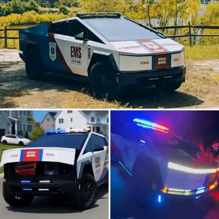 liamHarley70's tweet image. In an exciting development for Jersey City, the introduction of the Tesla Cybertruck as an ambulance is revolutionizing emergency response services. This innovative vehicle combines cutting-edge technology with the robust design of Tesla's renowned Cybertruck.
#elonmuskfans 🇱🇷🔥