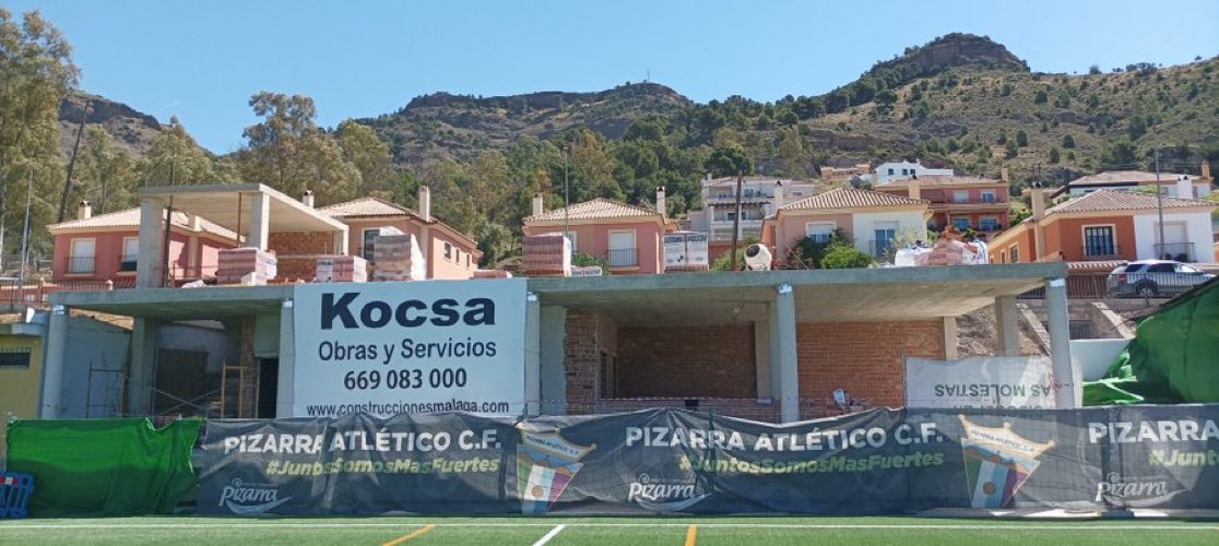 Desde residencias  familiares hasta bares en campos d fútbol, nuestra constructora se adapta a cualquier desafío.  Aquí os dejamos fotos de la construcción del. nuevo bar en l Pizarra Atlético C.F
#construccionesmalaga #málaga #pizarra #costadelsol #cartama  #reformasmalaga