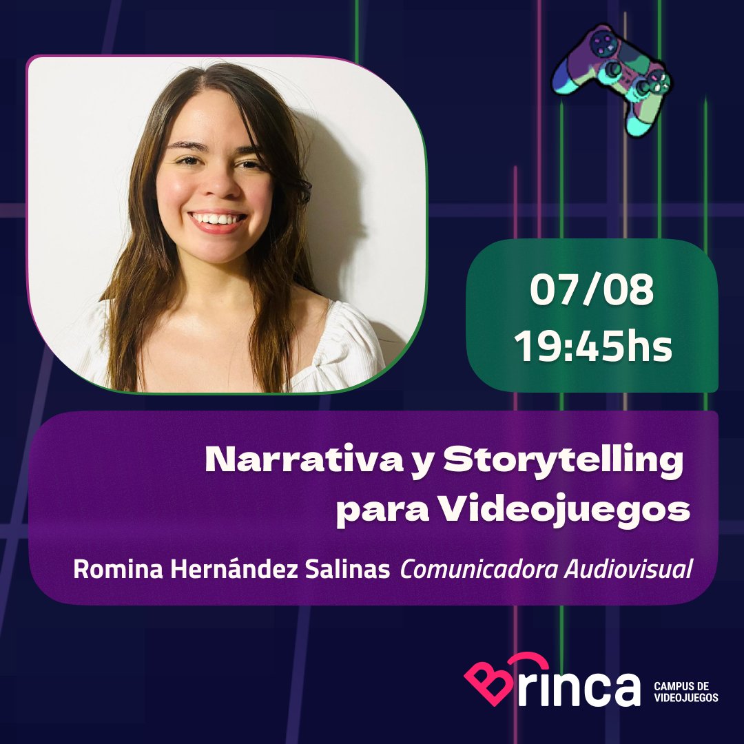 womeningamesAR's tweet image. 🙀 ¡EN BREVE COMIENZA!

#CharlasTech | Narrativa y Storytelling para Videojuegos

twitch.tv/womeningamesar youtube.com/@WomenInGamesA…

Camino a la #WomenGameJam2024 🚀