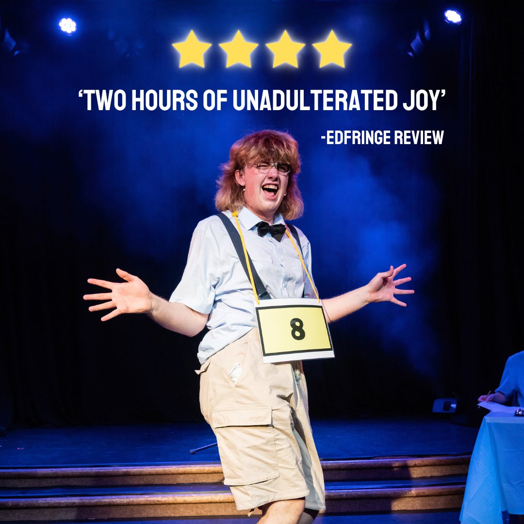 EUSOG's tweet image. ⭐️⭐️⭐️⭐️ - EdFringe Review (2/2)

The 25th Annual Putnam County Spelling Bee
🗓️ 2nd-10th August
📍 Paradise in Augustine’s

🎟️ tickets.edfringe.com/whats-on/25th-…

📸 Andrew Morris 

#edfringe #unleashyourfringe #paradisefringe #paradisegreen #edinburgh #musical #theatre