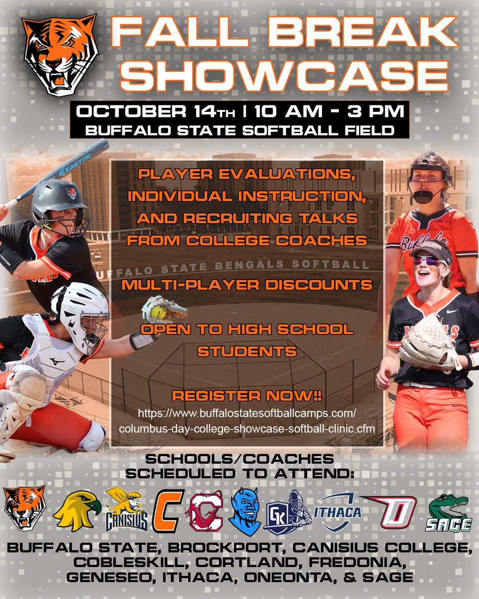 A can't miss event! <a href="/FredoniaSB/">🥎🥎 Fredonia State Softball 🥎🥎</a> <a href="/GriffsSoftball/">Canisius Softball</a> <a href="/CobleskillSB/">SUNY Cobleskill Softball</a> <a href="/CortlandSB/">Cortland Softball</a> <a href="/OneontaSoftball/">SUNY Oneonta Softball</a> <a href="/GeneseoSB/">Geneseo Softball</a> <a href="/Brockport_SB/">Brockport Softball</a> <a href="/SageSball/">Sage Softball</a> <a href="/Ithaca_Softball/">Ithaca Softball</a>
