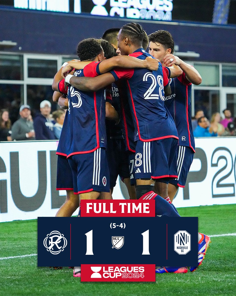 NERevolution's tweet image. Onto Round of 32!

#NERevs: ⚽️⚽️⚽️⚽️❌⚽️
#NSH: ⚽️⚽️⚽️⚽️❌❌