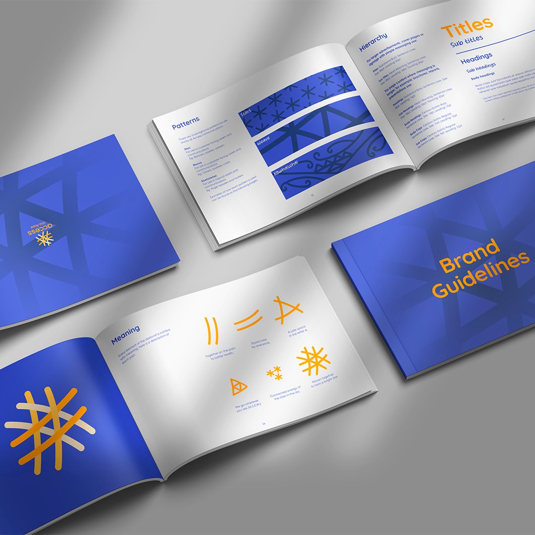 uberbrand's tweet image. Kia Ora! @accesscommunityhealth_nz is on a mission to make lives better. We provided a new strategy and brand identity to drive distinction &amp;amp; embody the collective energy of stars in the night sky “together shining brighter.” #CommunityHealth  #InnovationInHealthcare #branddesign