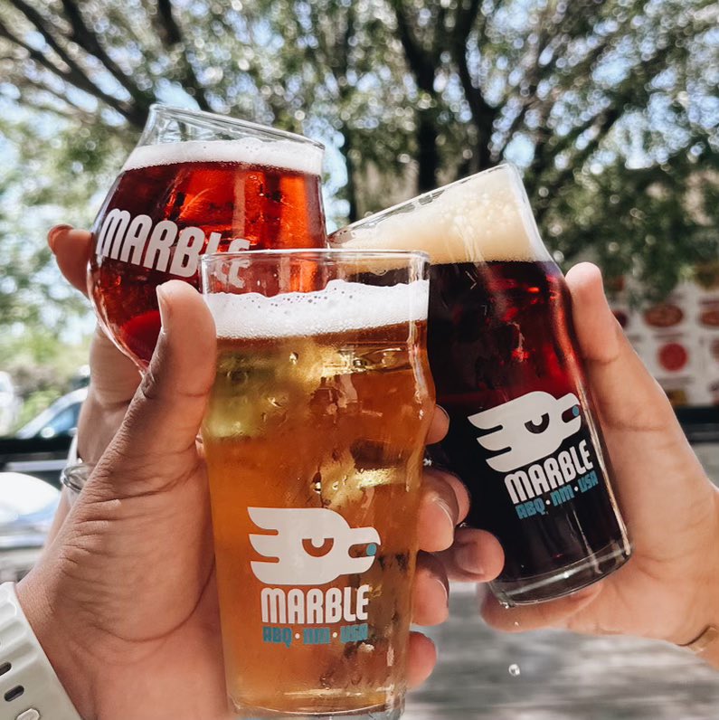 Cheers to Happy Hour ! 🍻🍷🍹
Sip on your favorite beer, wine, and cocktails Monday through Friday from 2-5 PM at any of our locations.

#HappyHour #DrinksSpecials #beersNcheers #marblebrewery
