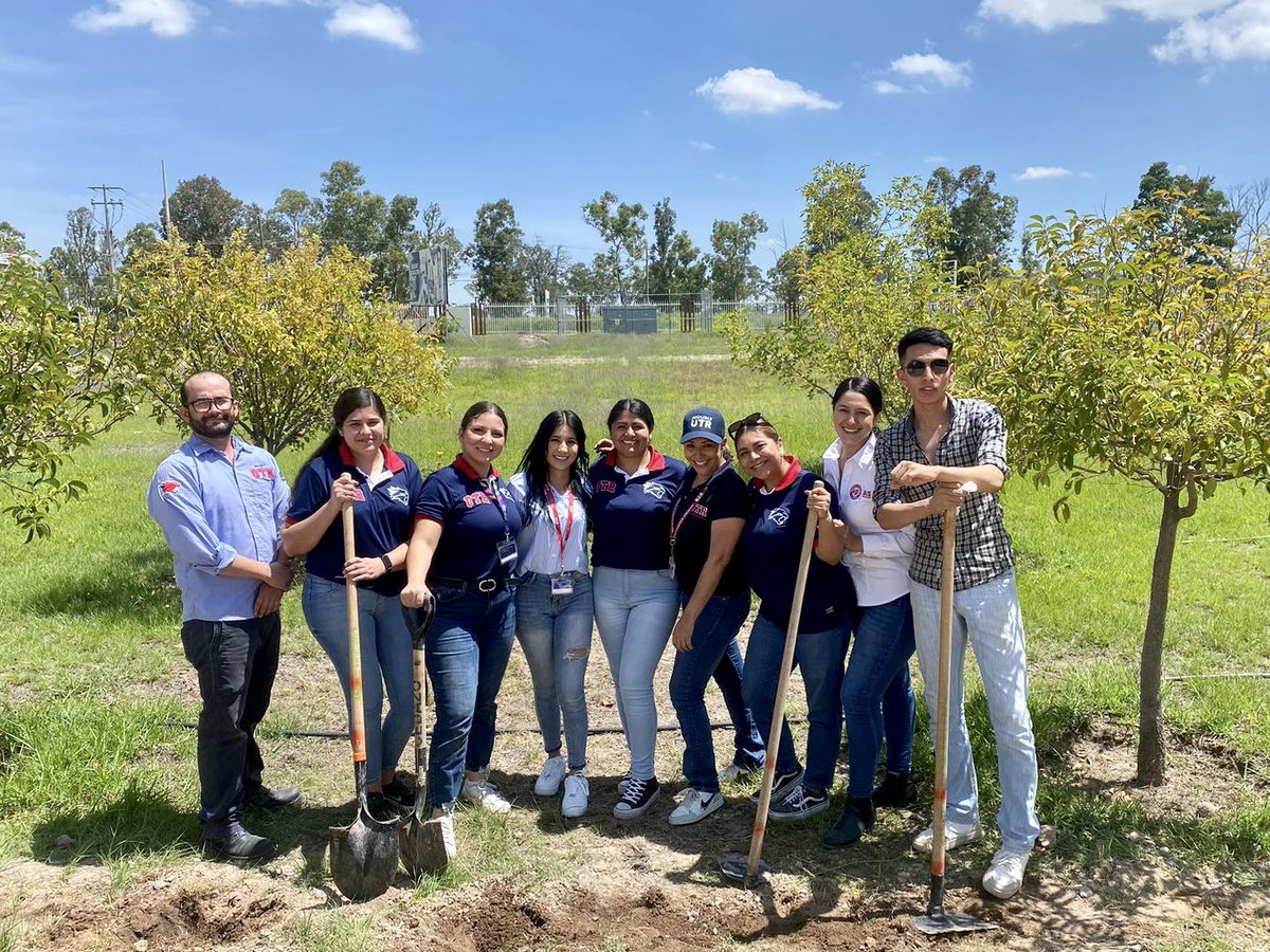 Hoy plantamos 3 mil árbolitos en nuestra universidad🌳 #SomosUTR #Sustentable