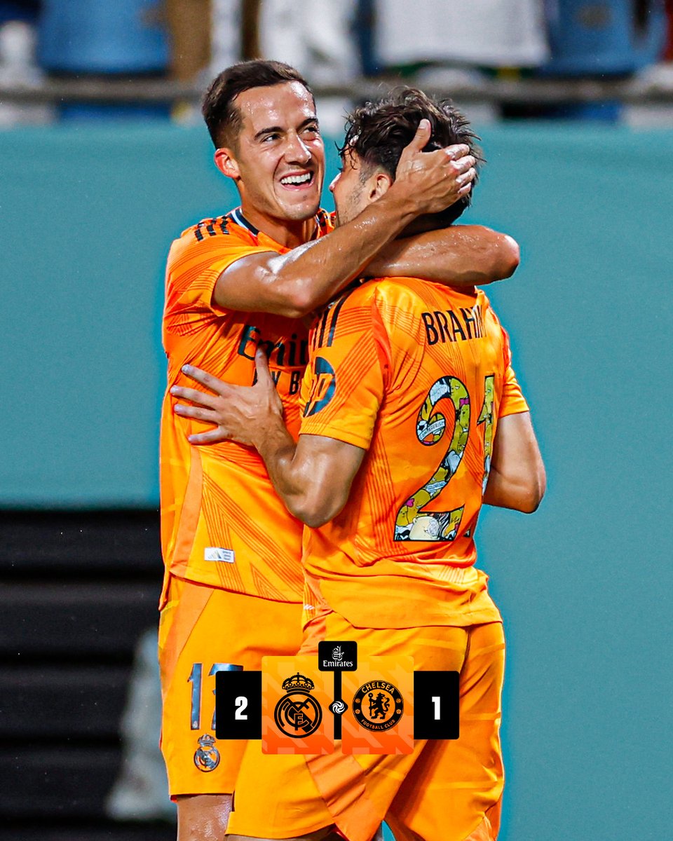 gilabola_ina's tweet image. FT. Real Madrid 2-1 Chelsea
. 
⚽ L. Vazquez 19&apos;
⚽ Brahim Diaz 27&apos;
. 
⚽ C. Madueke 39&apos;

#Pramusim