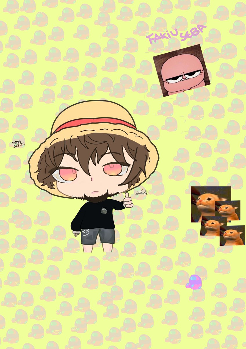 Cuando te hacen un dibujo y ya te sientes streamer de exito.