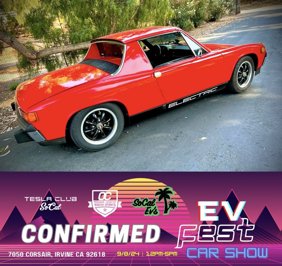 SoCalEVs's tweet image. See you EV Fest 9/8/24! 

CONFIRMED: @914electric

#EVfest #SoCalEVs #SoCalEVfest