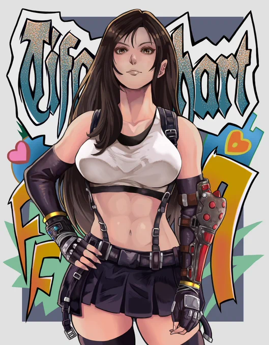 ファイナルファンタジーティファロックハート#ティファ #ファイナルファンタジー#イラスト #ゲーム #絵 #finalfantasy7 