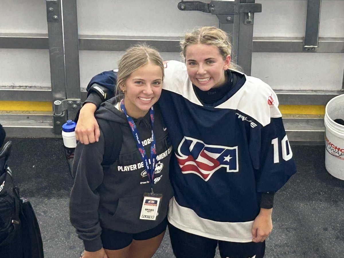 Brooke and Laini are having a blast representing the Royals out at the USA Hockey U18 select Development Camp!