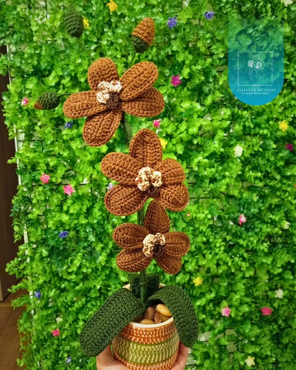 Tejiartebyconi_'s tweet photo. Las flores eternas SIEMPRE SERÁN EL MEJOR REGALO 🎁🧶 Orquídeas eternas 🌱

#regalospersonalizados #tejiartebyconi #TejidoConAmor #diadelanovia #amor #fypシ゚viral #amoreterno #trend #colombia #amoryamistad #regalosnovia #regalosmamá https://t.co/YSb243pAhD