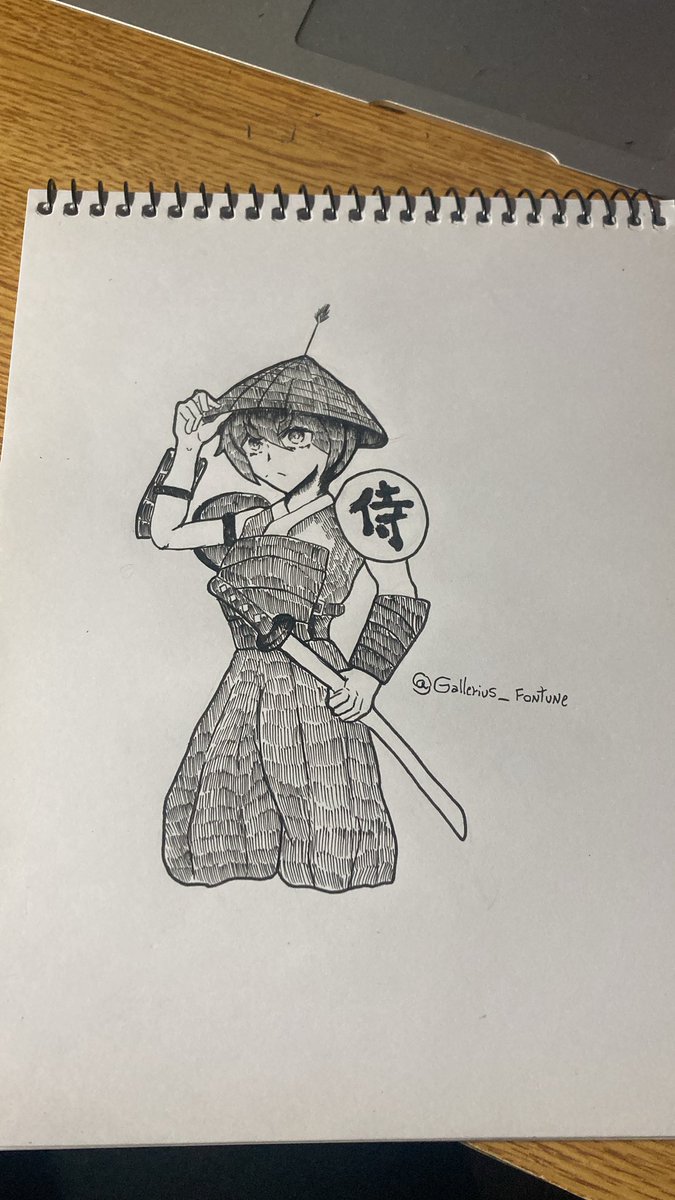 Victorius2024's tweet photo. #oc #originacharacter #Samurai #Japan #blackandwhite https://t.co/geC1pTmqjN