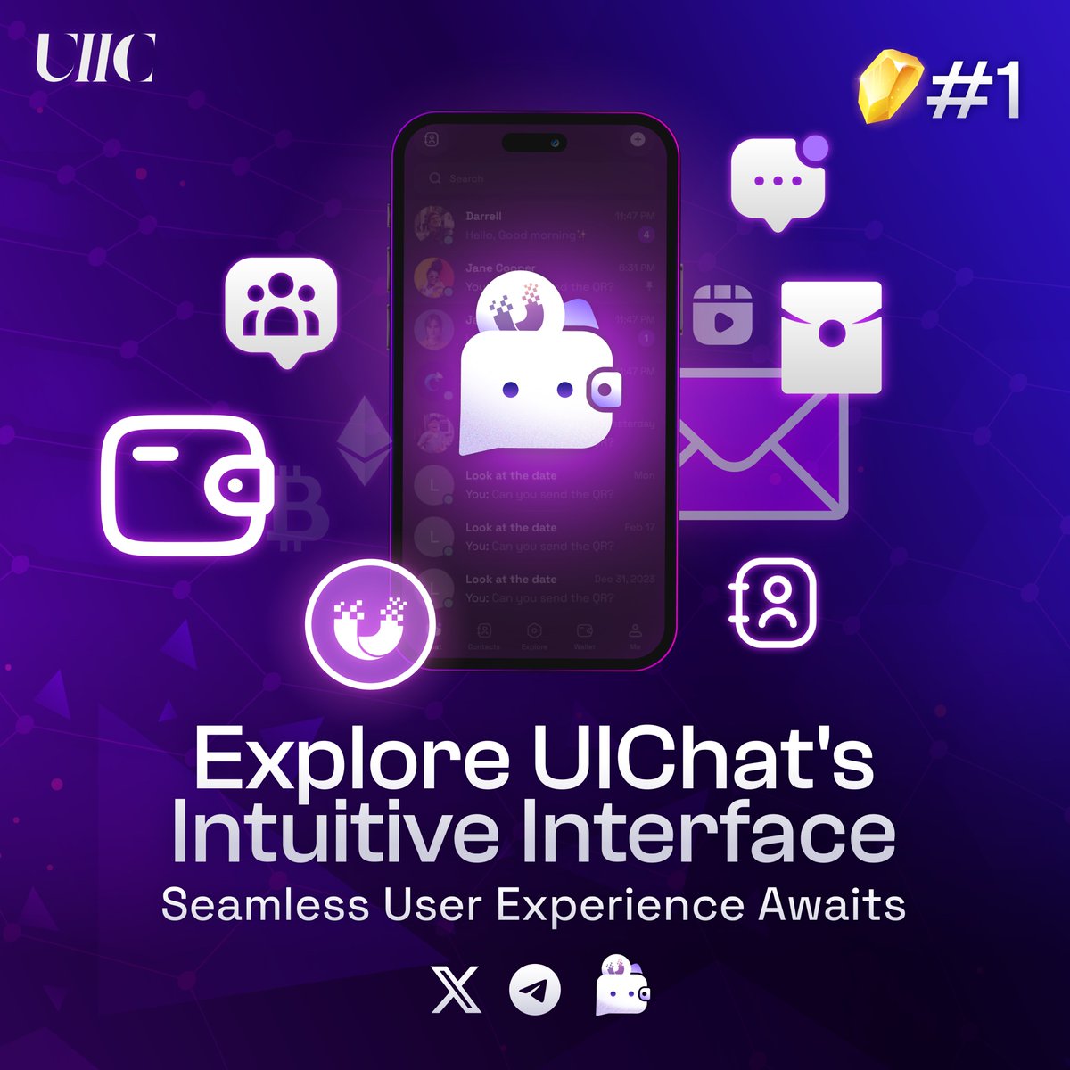 UiicOfficial's tweet photo. Explore UI Chat's intuitive interface designed for seamless user experience! ๐โจ #CryptoNuggets #UIChat https://t.co/bKOmY8MgYb