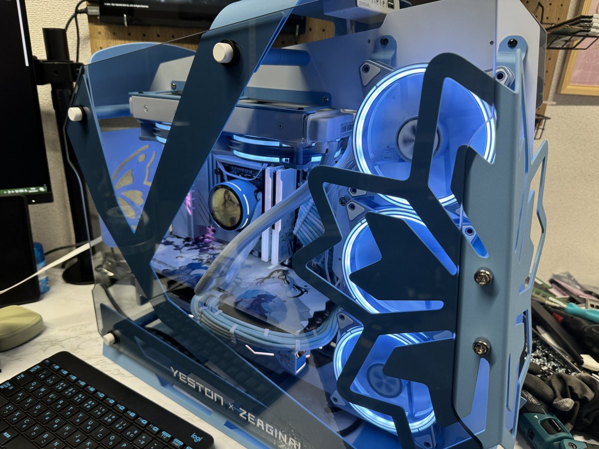 yeston PCケース ZC-09 櫻瞳花嫁 Yeston x Zeaginal ZC-09 櫻瞳花嫁 PCケース+専用ファン｜Yahoo!フリマ