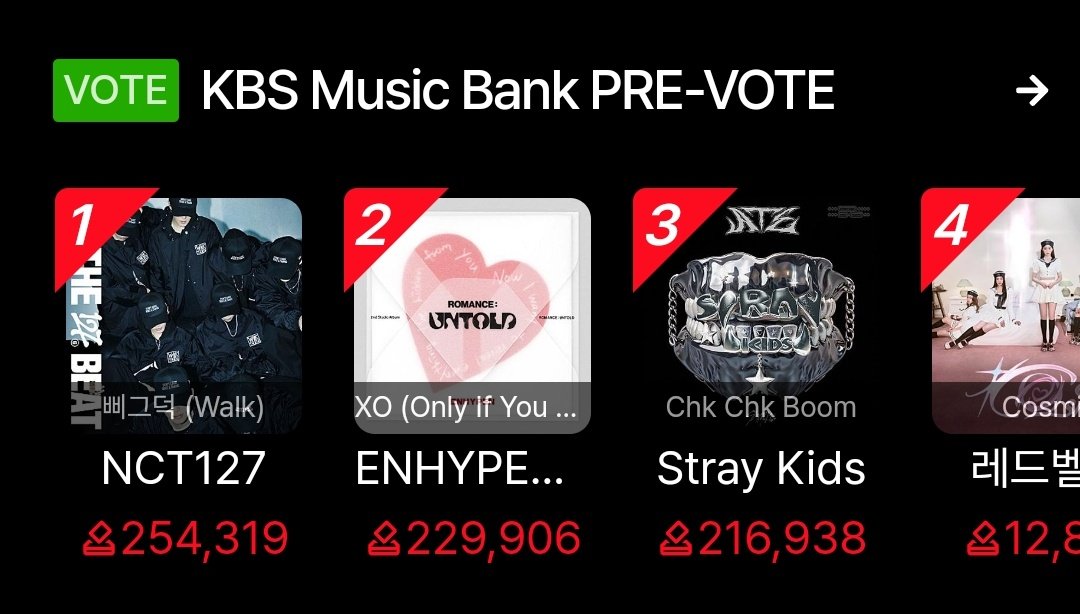 NCT 127 Voting tweet media