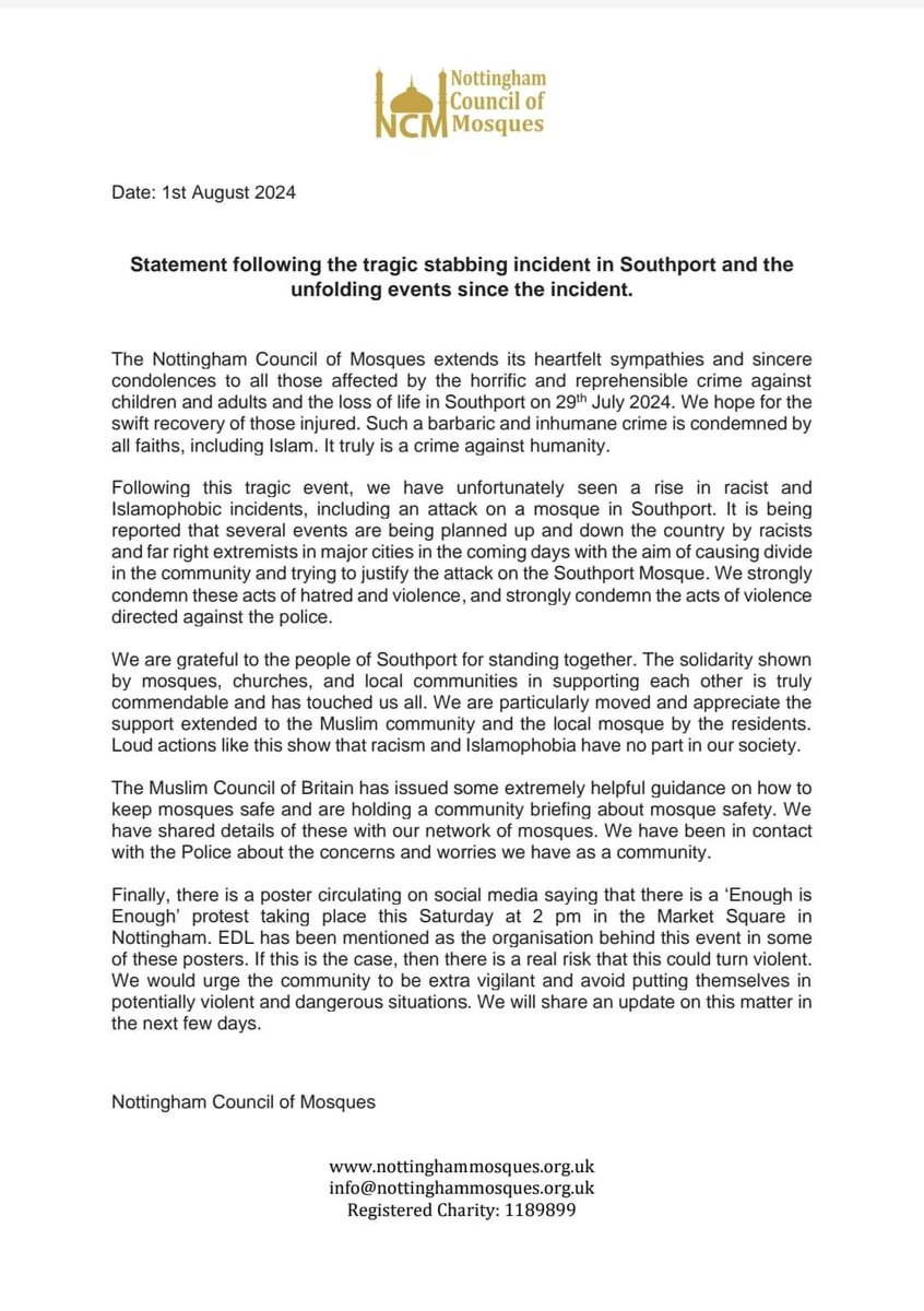 Nottingham Council of Mosques (@nottmmosques) on Twitter photo 