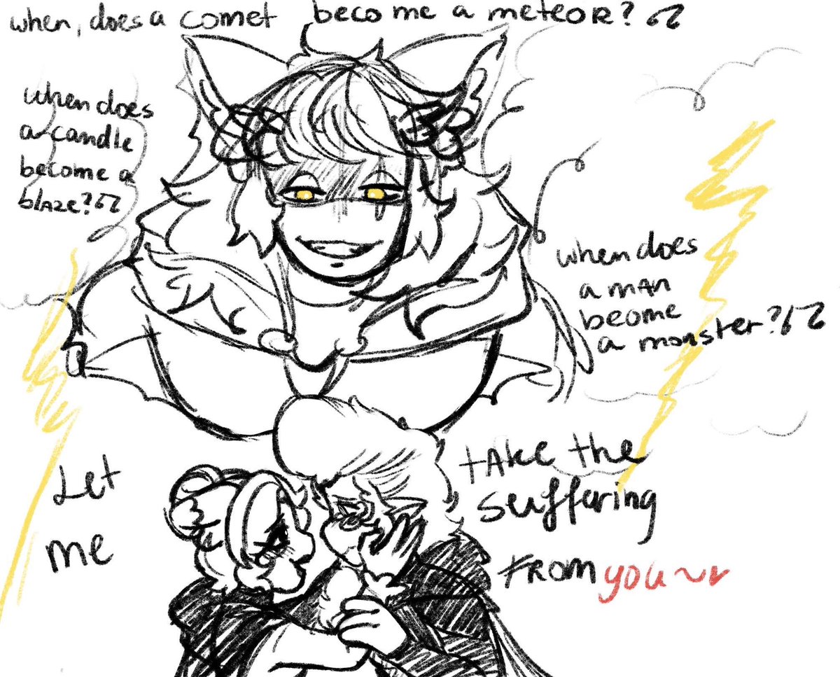 Softlilstar's tweet photo. Used βEPIC the musicalβ quotes because they got me motivated to draw these frames- (the au i used for these sketches is @doe_neb βs boy UniversityHome Wally <33) As well as my oc Jay/Jason the werewolf as the thunderbringer himself- #wallydarling #epicthemusical #thundersaga https://t.co/HSaZUXZn9r