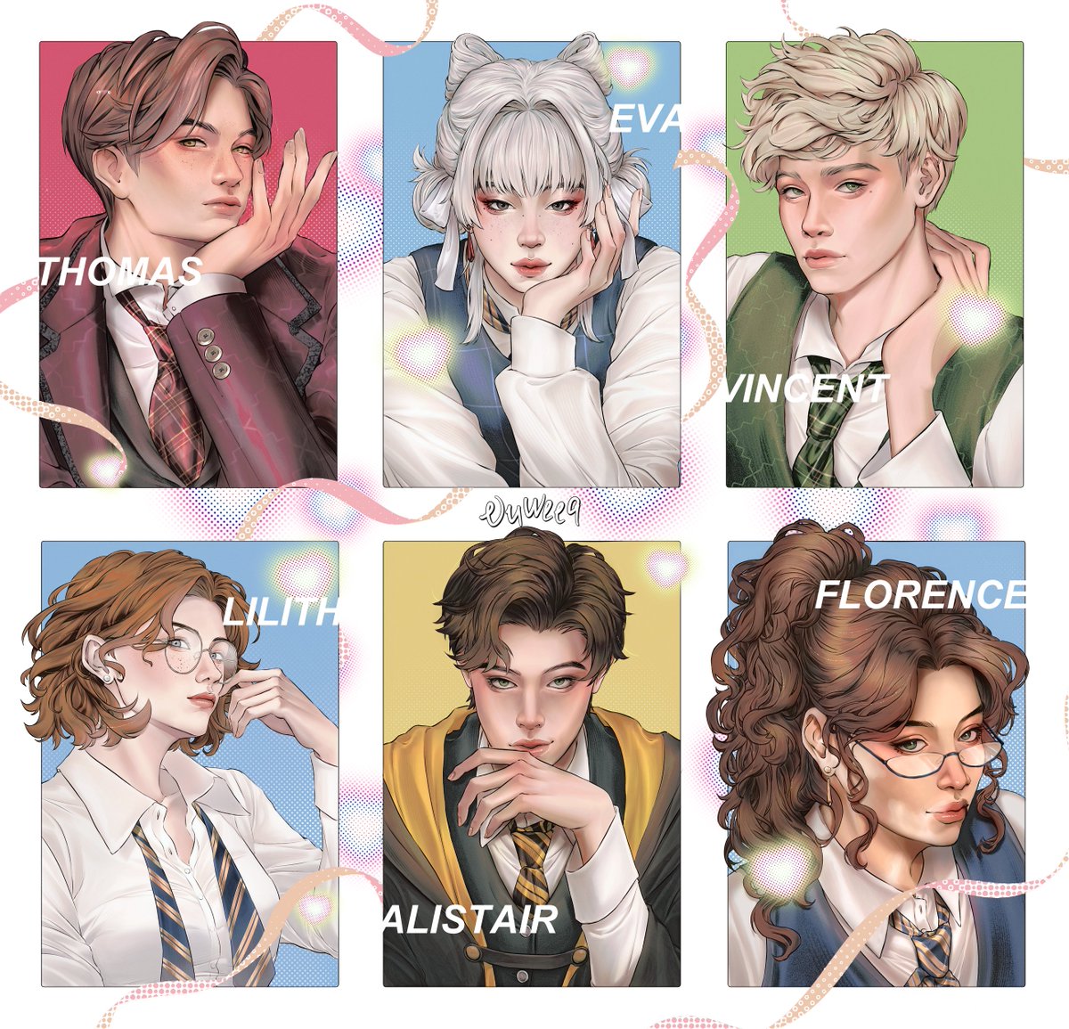 it's happening 🫠 the first part of the huge #HogwartsLegacymc  portrait challenge