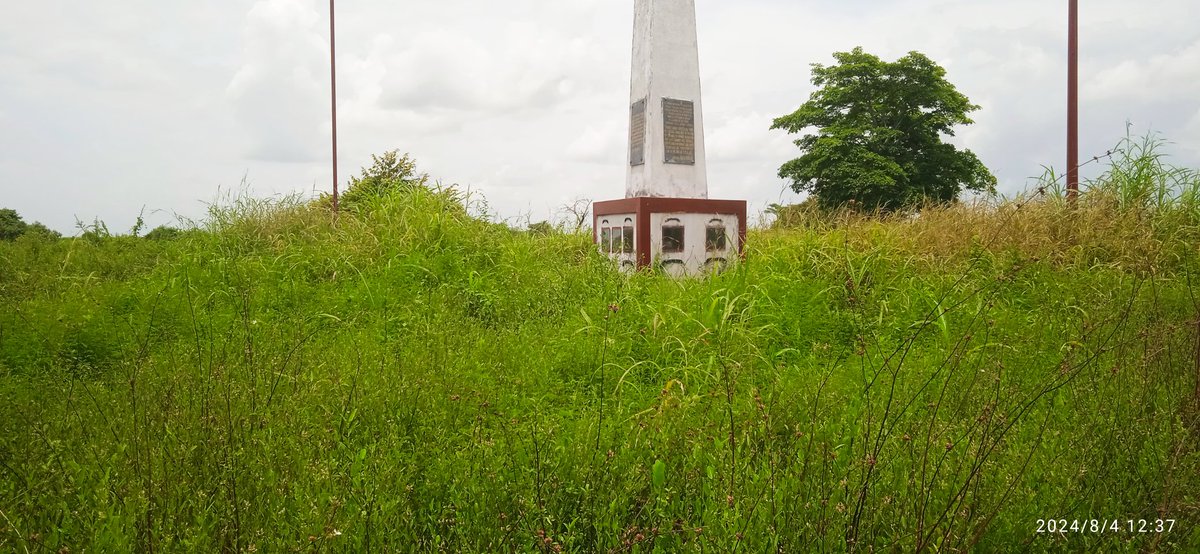 Monumento a la batalla de Mucuritas,atención compañeros miren el estado en que se encuentra.