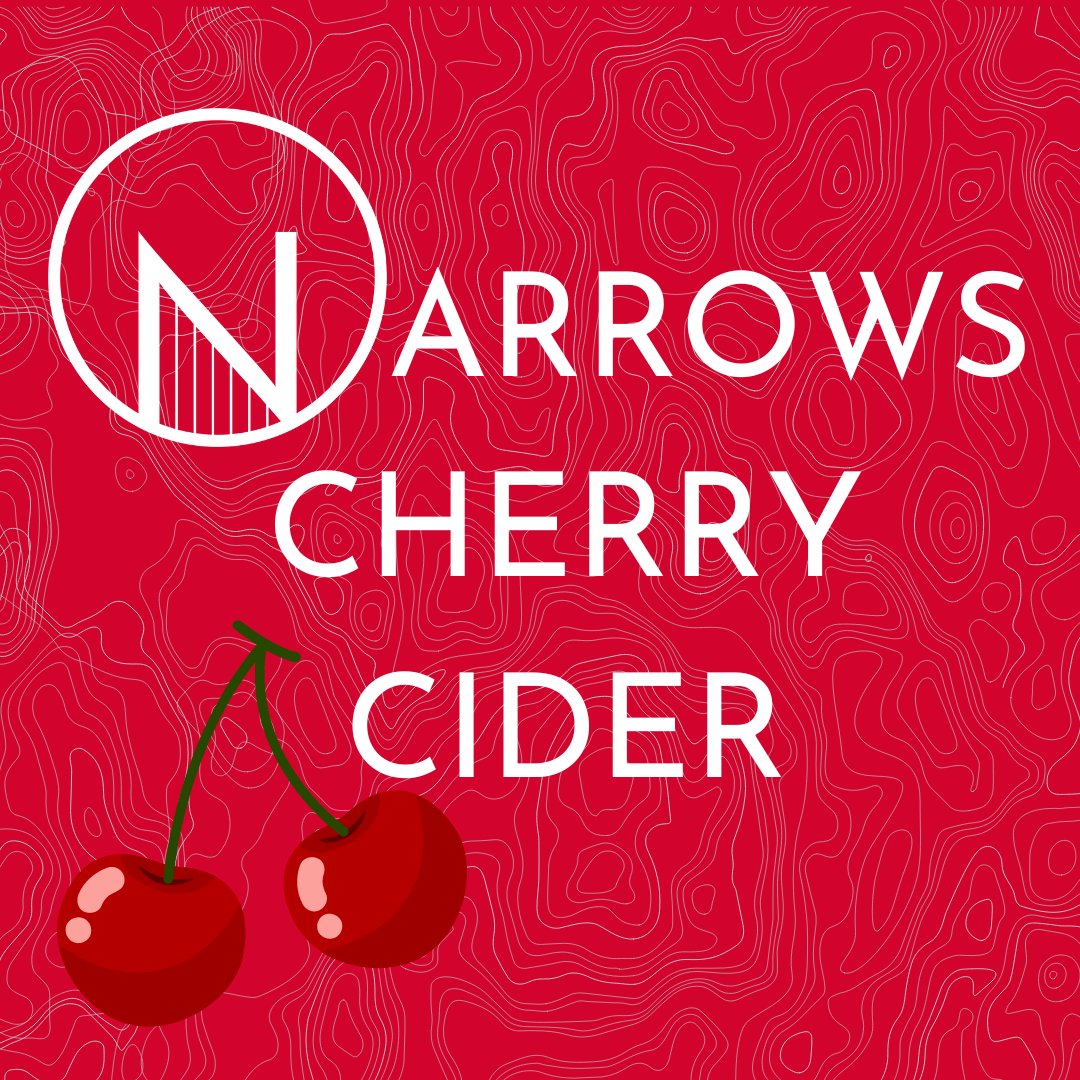Our first cider releases tomorrow 🎉 Come down to the taproom for our crisp cherry cider 🍒