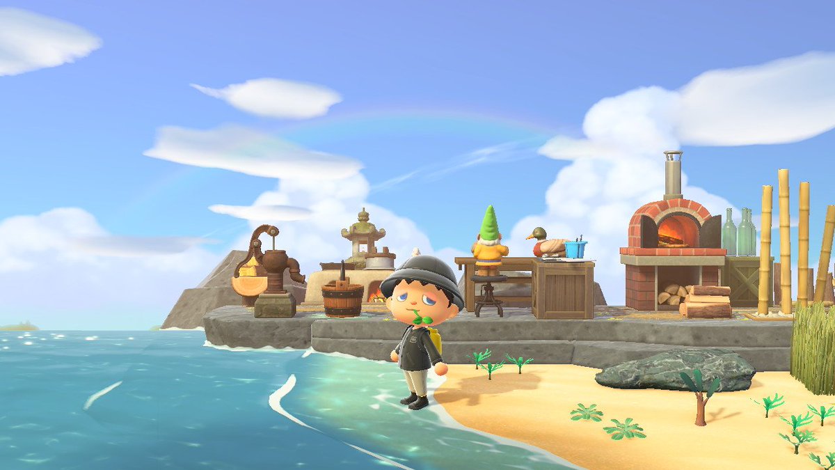 markwars1972's tweet photo. After the rain... 🌈 

#ACNH #AnimalCrossing #NintendoSwitch https://t.co/iRyQsap8BT