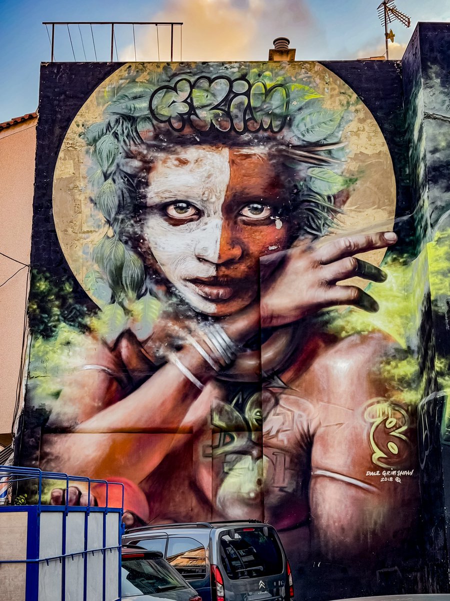 Navien's tweet photo. Walls telling vibrant stories in the streets of Los Alcázares. #wallarts #spain #graffiti https://t.co/OZb32znk3g