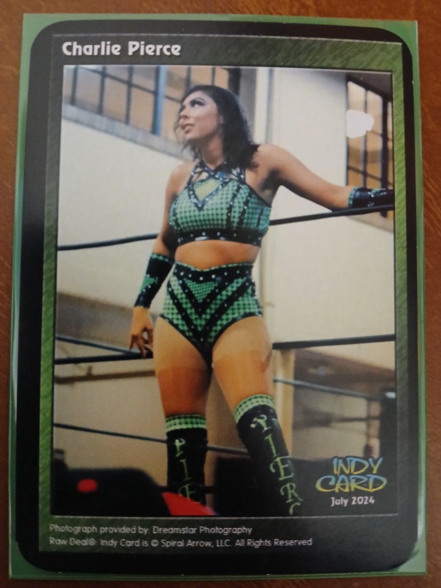 KingSpeedy_420's tweet photo. Thank you @RawDealIndyCard for this awesome card of my favorite wrestler @thecpierce 🔥🔥🔥

#piercethevoid https://t.co/nEQuHQw45r