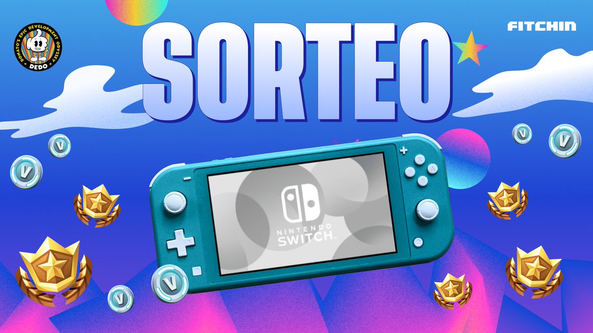 🔥 MEGA SORTEO DE BIENVENIDA DE #DEDO 🔥

Sorteamos 1 Nintendo Switch Lite y 5 PASES DE BATALLA para #Fortnite con la llegada del Hub de <a href="/TheDonatoYoutub/">TheDonato</a> 🤩

Requisitos:
🔹 Anótate Aquí: bit.ly/Mega-Sorteo-31…
🔹 RT