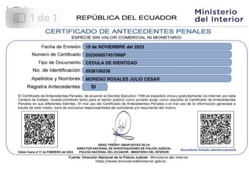 el convicto #JulioCesarMorenoRosales junto a la corrupta #MariaJoseAgustoAlvarez mediant una compañía dan asesoramiento en materia d administración pública 🤔 segurament será en com robar al estado con sobreprecios <a href="/FiscaliaEcuador/">Fiscalía Ecuador</a> <a href="/ContraloriaECU/">Contraloría Ecuador</a> <a href="/DanielNoboaOk/">Daniel Noboa Azin</a> <a href="/AsambleaEcuador/">Asamblea Nacional</a>
