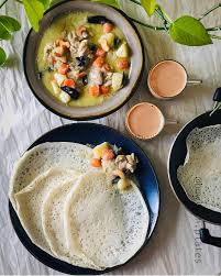 CloudFeasta's tweet photo. Delight in the classic South Indian combo of Appam with Ishtu! Fluffy rice pancakes paired with a creamy, coconut-based stew. 🍛🥥 #AppamWithIshtu #SouthIndianCuisine #TasteOfKerala #FoodLovers https://t.co/cHguNnLYAE