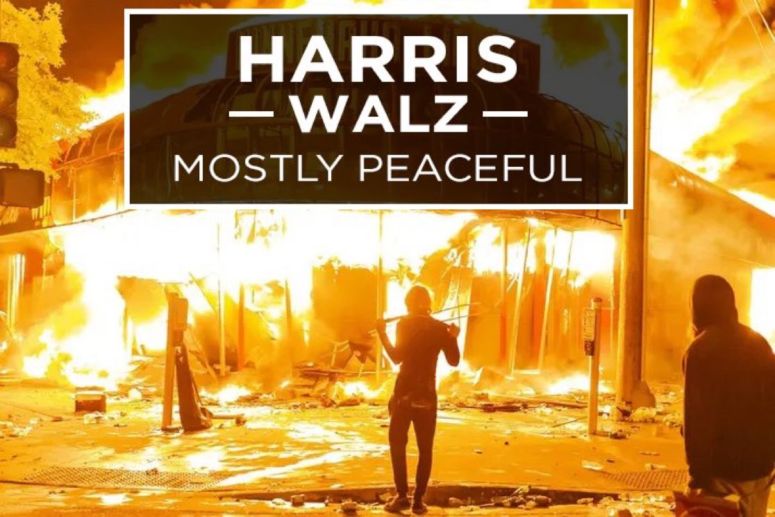 aginorr's tweet image. #MAGA
Vs
#MostlyPeaceful

Kamala Harris and Tim Walz will make a perfect couple.