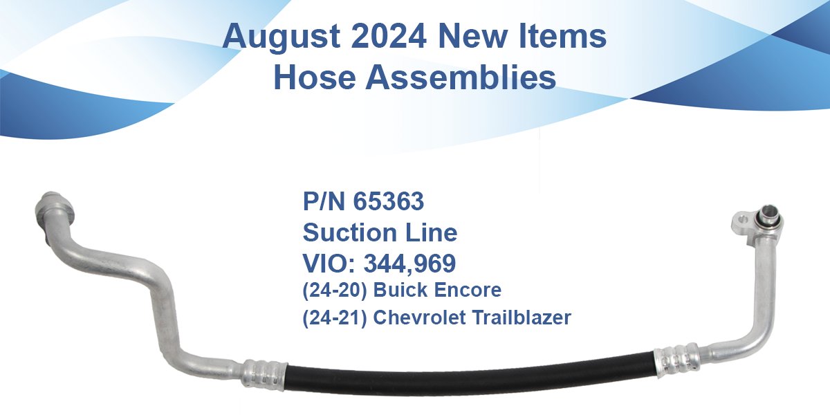 4Seasons's tweet photo. Four Seasons is pleased to announce the release of 16 new hose assemblies with domestic and import coverage for over 1.5 million VIO! https://t.co/dDcvEMayAh