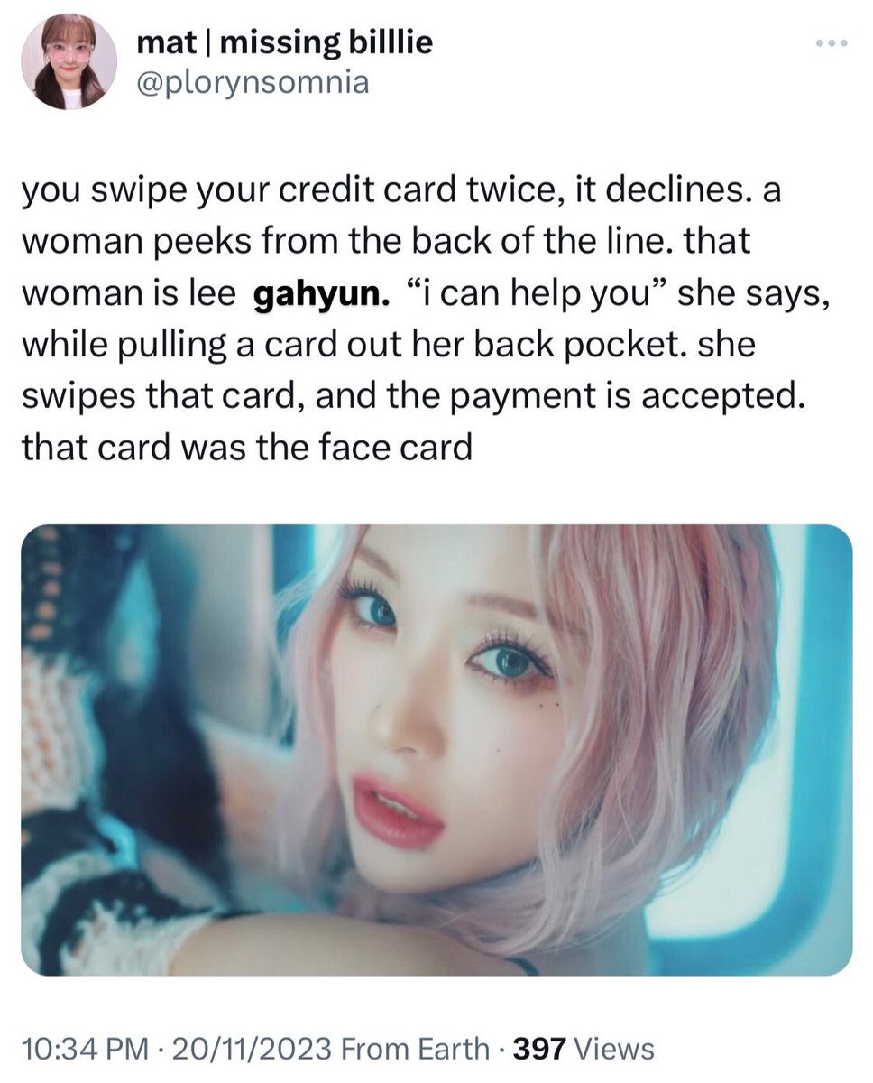 eobubaaa's tweet photo. kpop idols with the most LETHAL face cards ☆ 

no big 4 EXCEPT fromis because they're queens🫶🫶 https://t.co/jhMJmVdejk