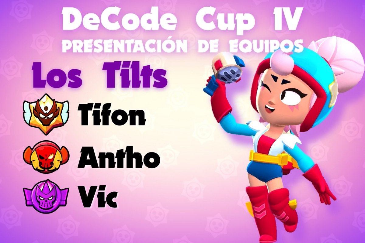 DeCodeBS_'s tweet photo. 🏆 #DeCodeCupIV | PRESENTACIÓN DE EQUIPOS
Ahora es el turno de Los Tilts, integrado por Tifon, Antho y Vic. Perdieron todas sus partidas 💀 pero tras la baja de otro team por razones externas, un """ruletazo""" los devolvió a la vida. Podrán de una vez demostrar sus habilidades? https://t.co/wE1ZdQ66WK