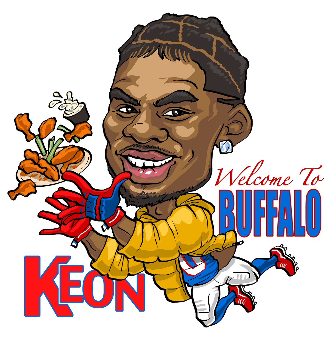 Draft Diamonds β’οΈ (@draftdiamonds) on Twitter photo Keon Coleman and <a href="/SportsLocker/">Sports Locker</a> teamed up with Eric Jones the superstar caricature artist from Western New York to make a sick and Exclusive T-Shirt! You can get your shirt below! <a href="/keoncoleman6/">ππππ πππππππ</a>
sportslocker.chipply.com/KEON/ Keon Coleman and <a href="/SportsLocker/">Sports Locker</a> teamed up with Eric Jones the superstar caricature artist from Western New York to make a sick and Exclusive T-Shirt! You can get your shirt below! <a href="/keoncoleman6/">ππππ πππππππ</a>
sportslocker.chipply.com/KEON/
