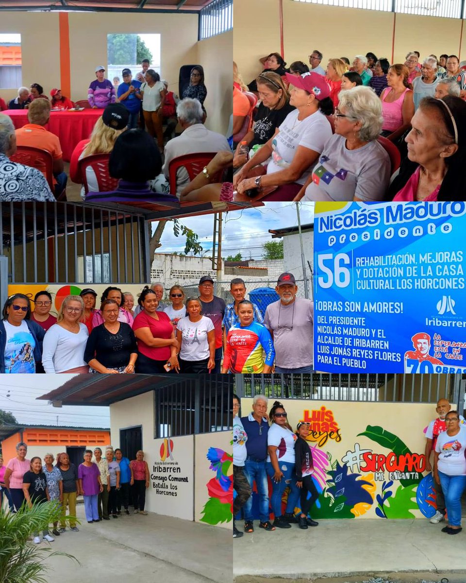 En el marco de la Misión Viva Venezuela mi Patria Querida, hemos rehabilitado la casa comunal de la comunidad Los Horcones en la Parroquia Ana Soto para garantizar espacios para la cultura y el fortalecimiento de la identidad local 56/70