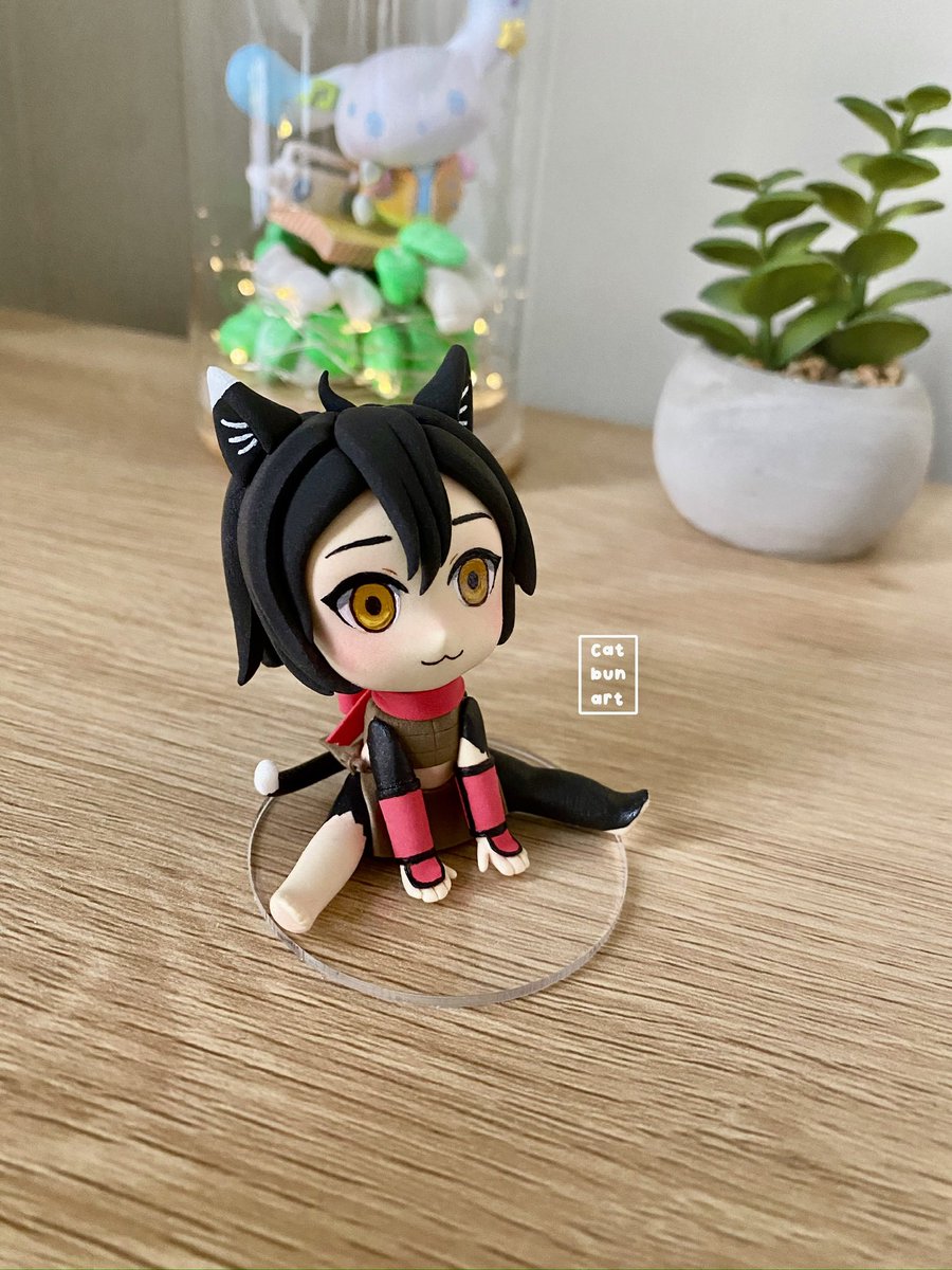 I finally have the time to post my Izutsumi figure that I made!! I absolutely love her 🤍

#ArtistOnTwitter #Commision