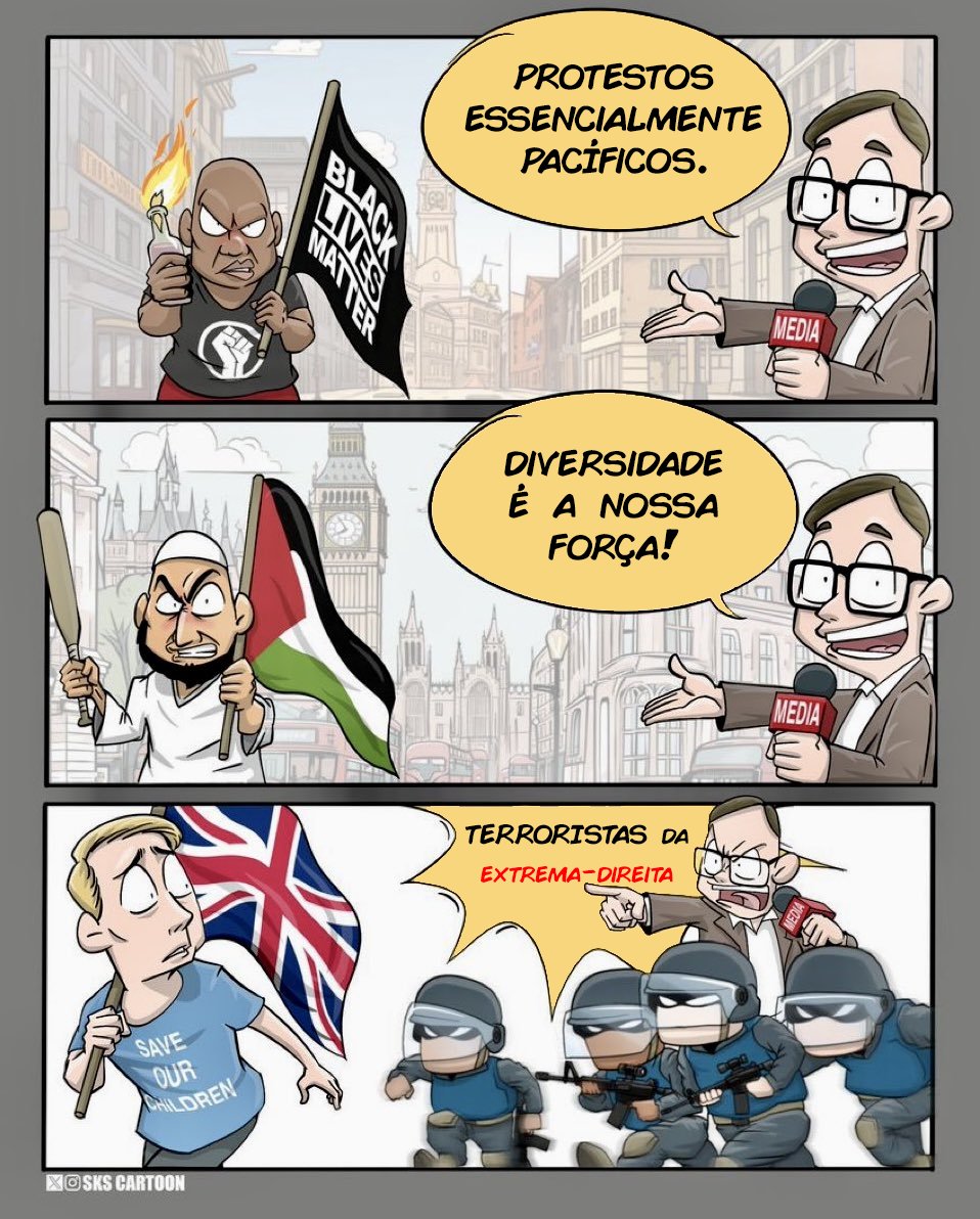 Dia após dia, os media mostram a sua verdadeira cara.