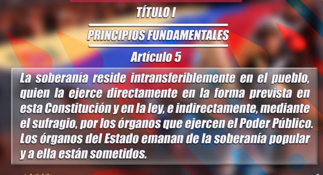 La soberanía reside en el pueblo y el pueblo habló. Expresó a través del voto su voluntad inequívoca de cambio. El CNE desconoce la voluntad soberana del pueblo al no dar a conocer los resultados. Que respete el #Articulo5