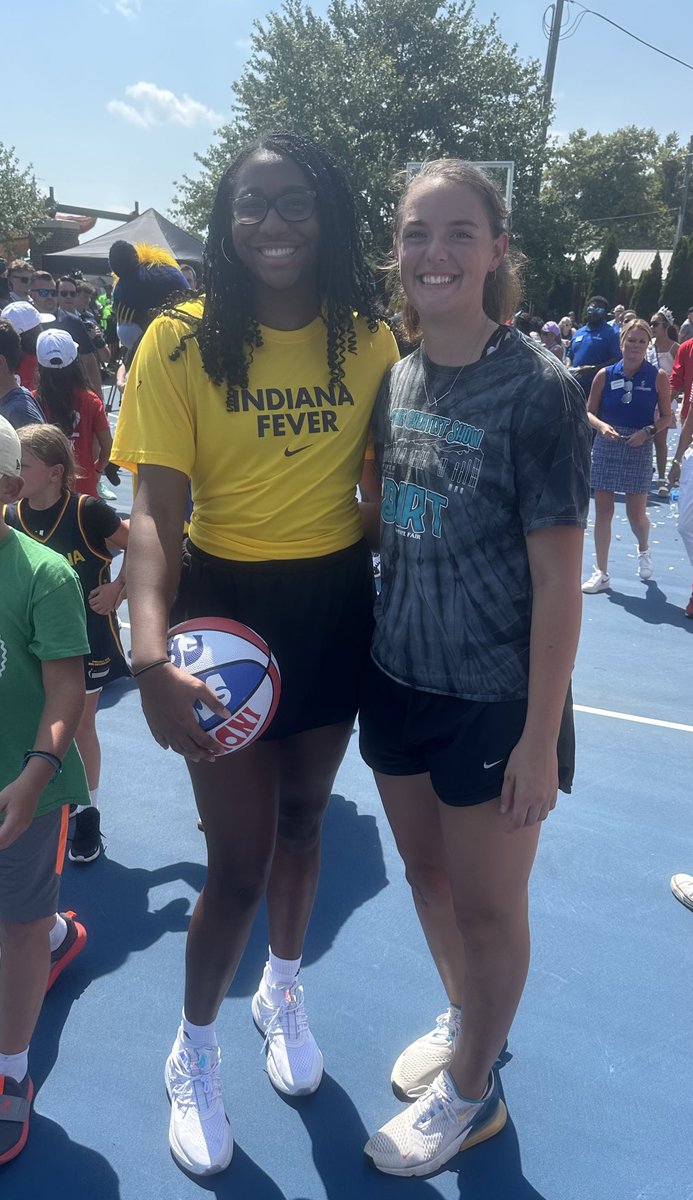 Lauryn Merritt (@laurynmerritt33) on Twitter photo Today I got to meet one of my favorite <a href="/IndianaFever/">Indiana Fever</a> players…and I’m almost as tall as her! Thanks <a href="/aa_boston/">Aliyah A. Boston</a> for the picture and asking me about my basketball future. You are very kind! Today I got to meet one of my favorite <a href="/IndianaFever/">Indiana Fever</a> players…and I’m almost as tall as her! Thanks <a href="/aa_boston/">Aliyah A. Boston</a> for the picture and asking me about my basketball future. You are very kind!