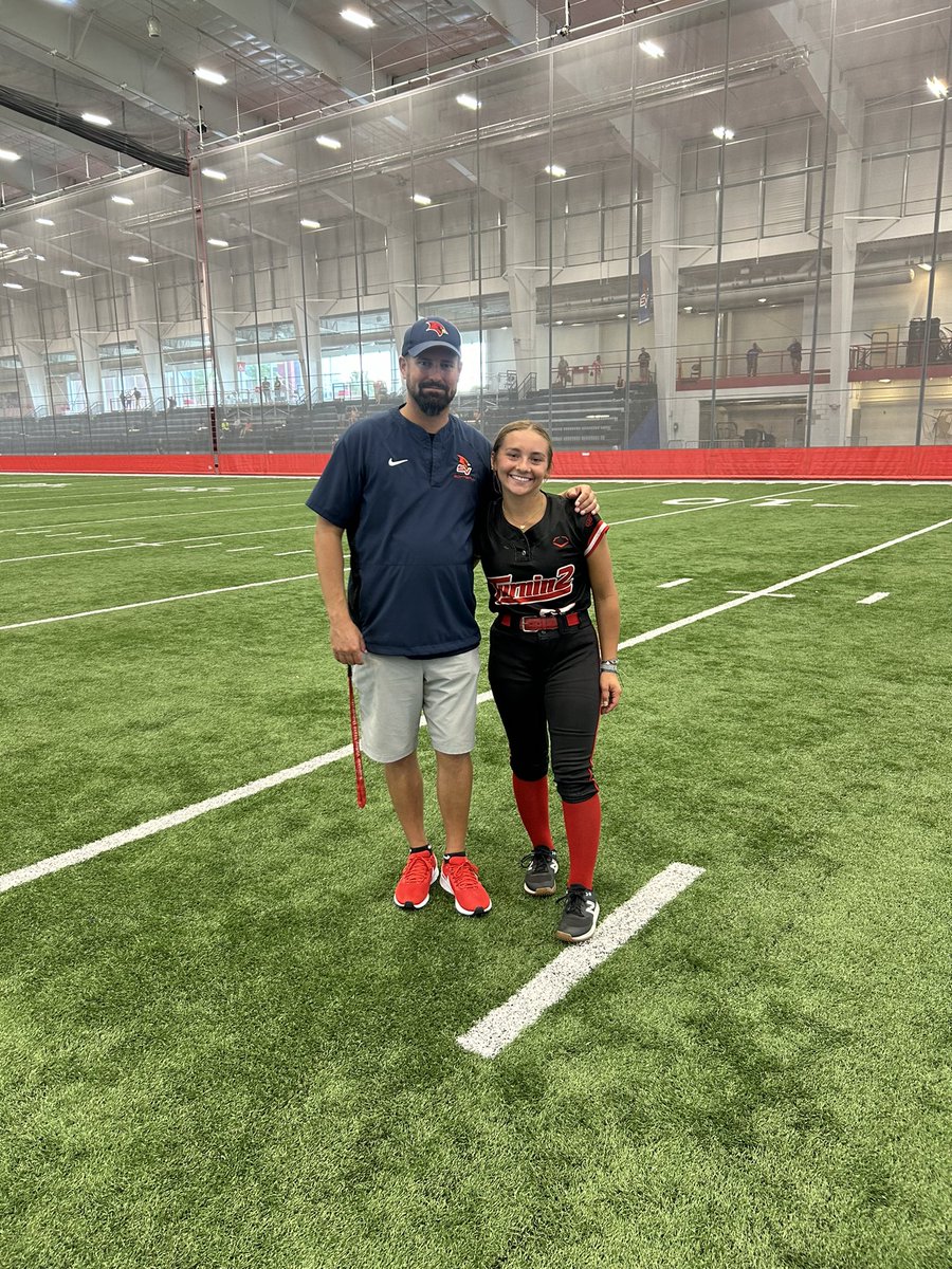 Another amazing camp at SVSU today! Thank you so much <a href="/svsu_ryan/">CoachRyan</a> for all the great drills. And a BIGGG thank you to the SVSU players for being to awesome to us today and making everything so fun!!! GO CARDINALS❤️🤍❤️🤍