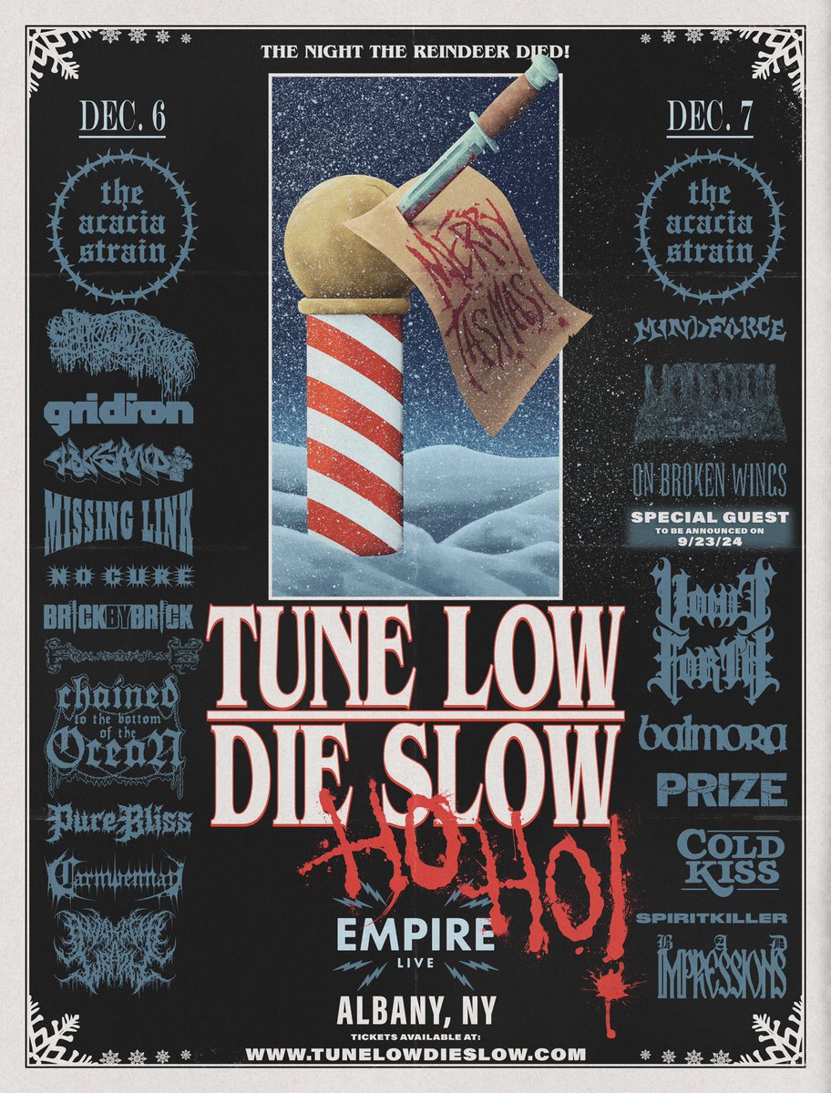 Invoke Thy Wrath (@invokethywrath) on Twitter photo We have two local shows coming up: 9/20 (EP release for "WORMS" with The Alaskan, Adhara, Everdredd, ALTAR)
And
12/6 (Tune Low Die Slow hosted by <a href="/theacaciastrain/">The Acacia Strain</a> ).
Less than a dozen tickets left for 9/20—get yours now! We have two local shows coming up: 9/20 (EP release for "WORMS" with The Alaskan, Adhara, Everdredd, ALTAR)
And
12/6 (Tune Low Die Slow hosted by <a href="/theacaciastrain/">The Acacia Strain</a> ).
Less than a dozen tickets left for 9/20—get yours now!