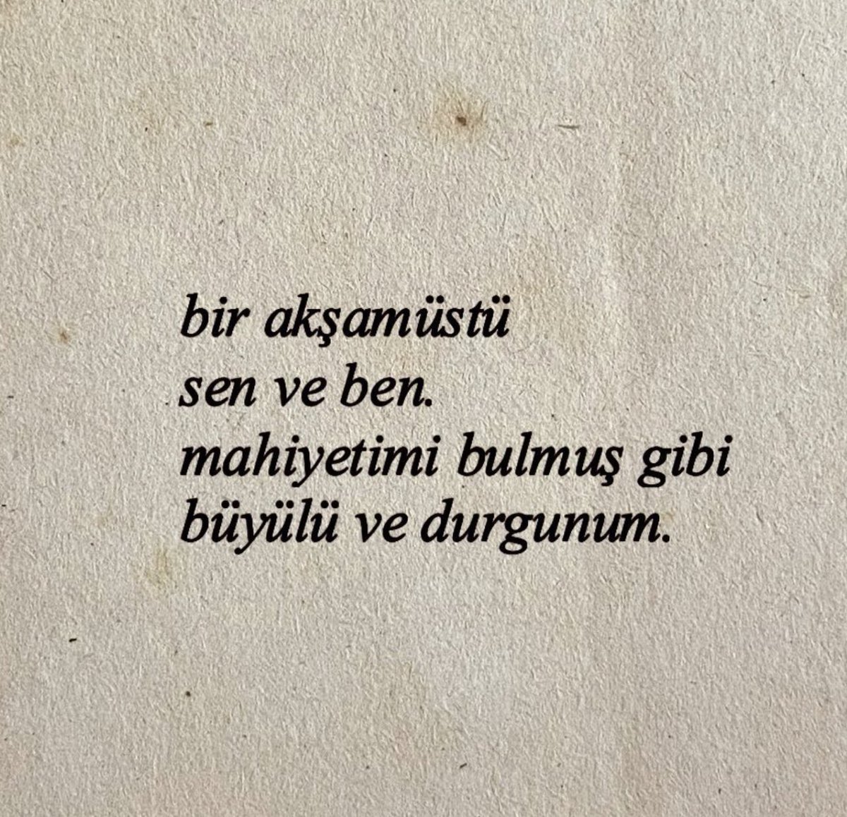 sen ve ben*