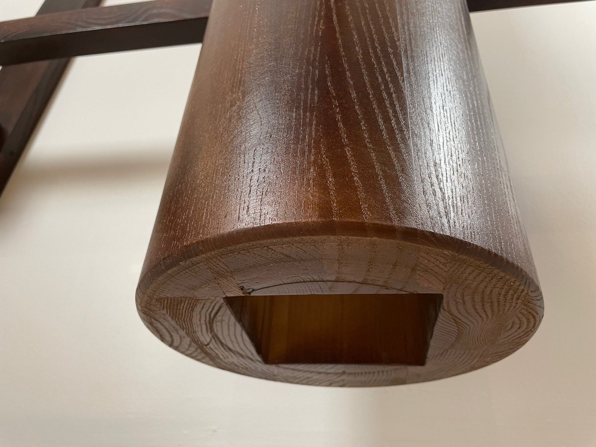 Sc0FF's tweet image. I’ve completed the wing chin dummy.   Solid ash.  The main trunk alone without limbs is 80lb.  .
.
.
.
#woodworking #makers #ottawamakers #ottawaartist #ottawa #handmade #tools #woodworker #handtools #woodworker  #woodworkingtips #woodturning #turning #wingchun  #wingchundummy