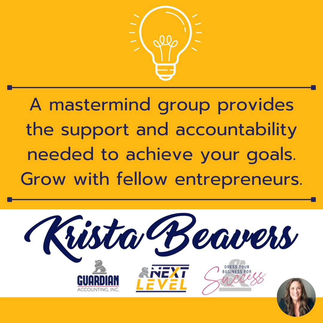 #TipTuesday
A mastermind group provides the support and accountability needed to achieve your goals.  Grow with fellow entrepreneurs. #BusinessWhisper #BusinessGrowthStrategist