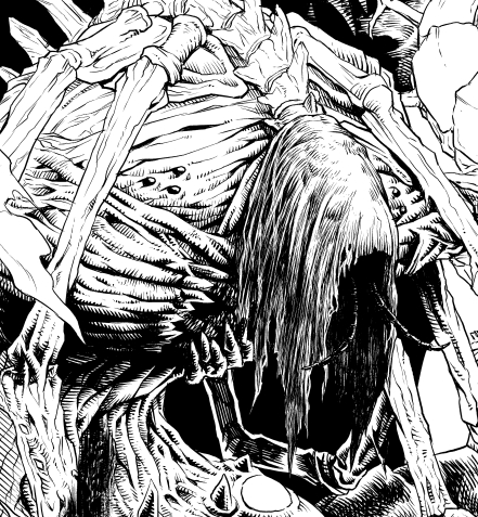 今日の進捗～～
終わらない描き込み 