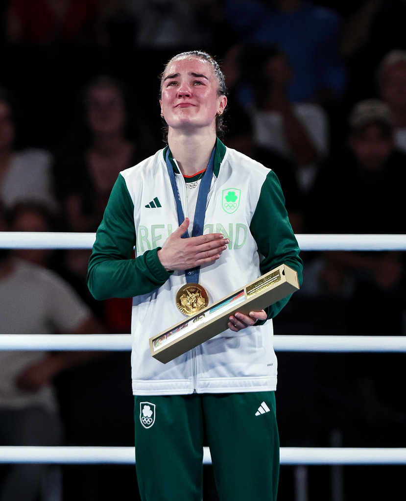 Memories to cherish for a lifetime 🇮🇪💚

Kellie Harrington strikes GOLD again 🥇🥇

Our first Irish female Olympian to win back-to-back gold medals at successive Olympic Games. 

Comhghairdeas 👏

#TeamIreland #OlympicGames #Paris2024 #boxing #Ireland <a href="/IABABOXING/">IABA</a>