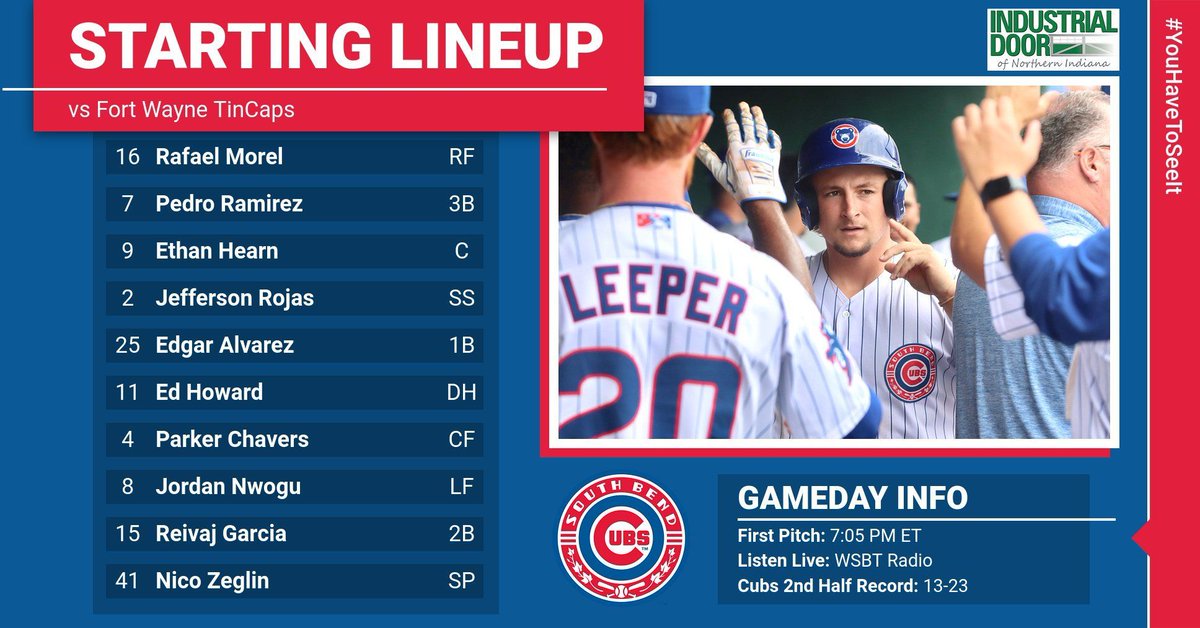 South Bend Cubs tweet media